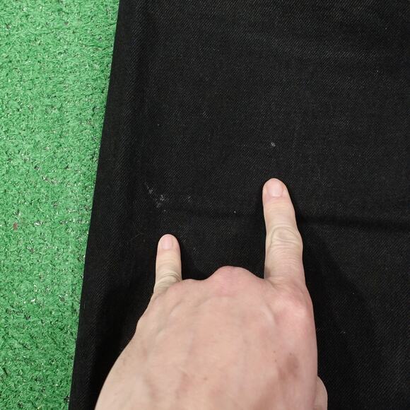 VINTAGE LEVI'S 550 RELAXED FIT ORANGE TAB USA BLACK DENIM JEANS 38X32 (37X31) - Picture 3 of 12